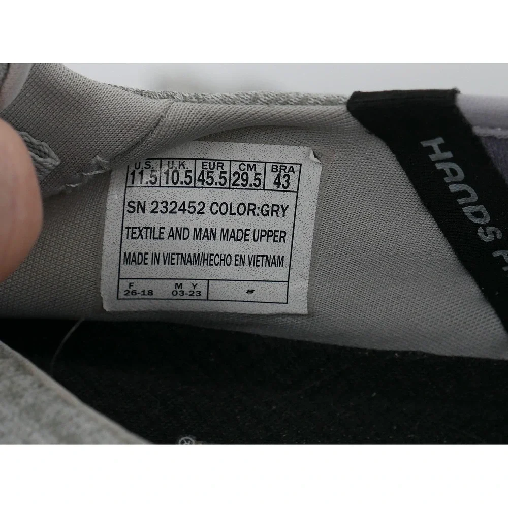 Skechers Ultra Flex 3 Slip-Ins Shoes Gray Slip On Athletic Sneakers Mens 11.5